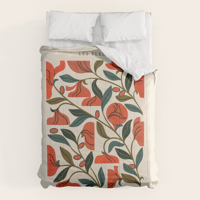 Nouveau Flower Market 1 Comforter Gallery Image 6