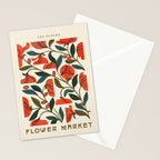 Nouveau Flower Market 1 Stationery Card Gallery Image 2