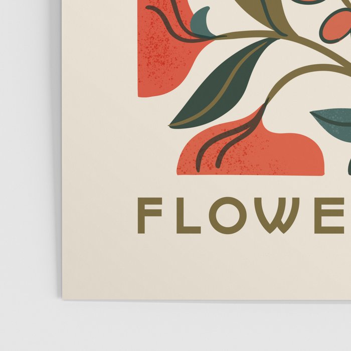 Nouveau Flower Market 1 Poster Gallery Image 3