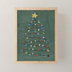 Christmas tree Mini Art Print Gallery Image 1