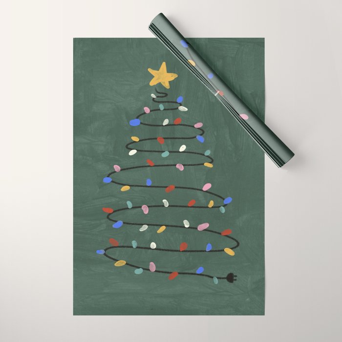 Christmas tree Wrapping Paper Gallery Image 1