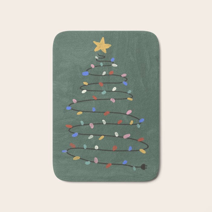Christmas tree Bath Mat Gallery Image 1