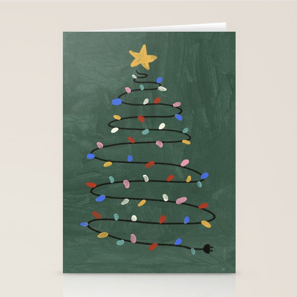 Christmas tree Stationery Card Gallery Image 2