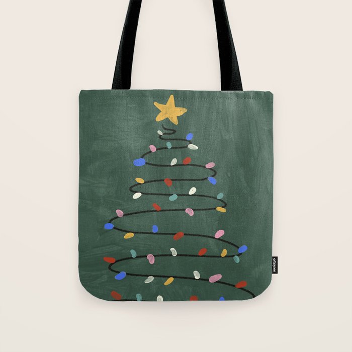 Christmas tree Tote Bag Gallery Image 1