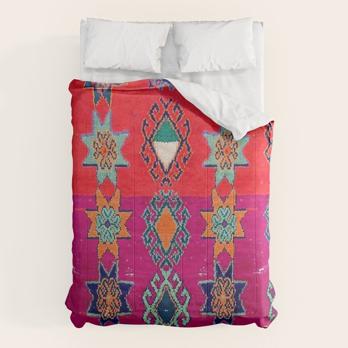 Moroccan Traditional Carpet Artwork Comforter Gallery Image 6