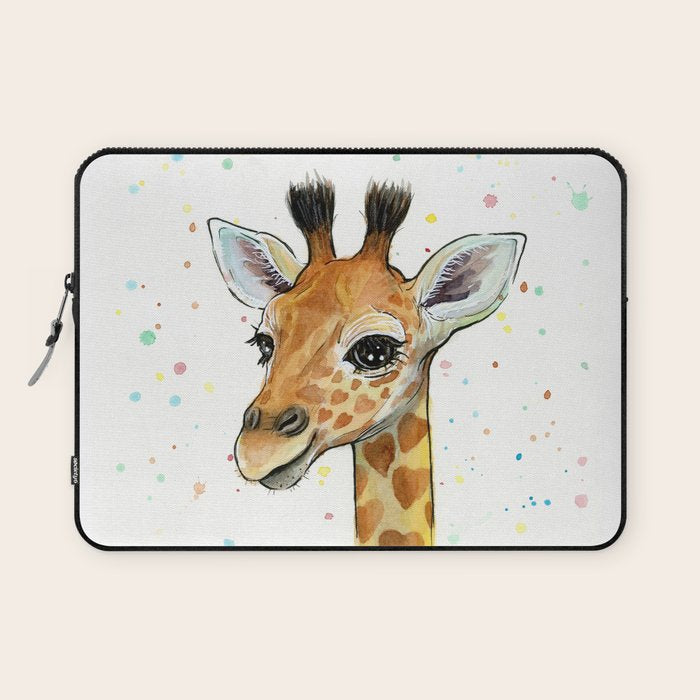 Baby Giraffe Laptop Sleeve Gallery Image 1