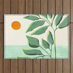 Sunset At The Beach House No2 Outdoor Rug Gallery Image 1
