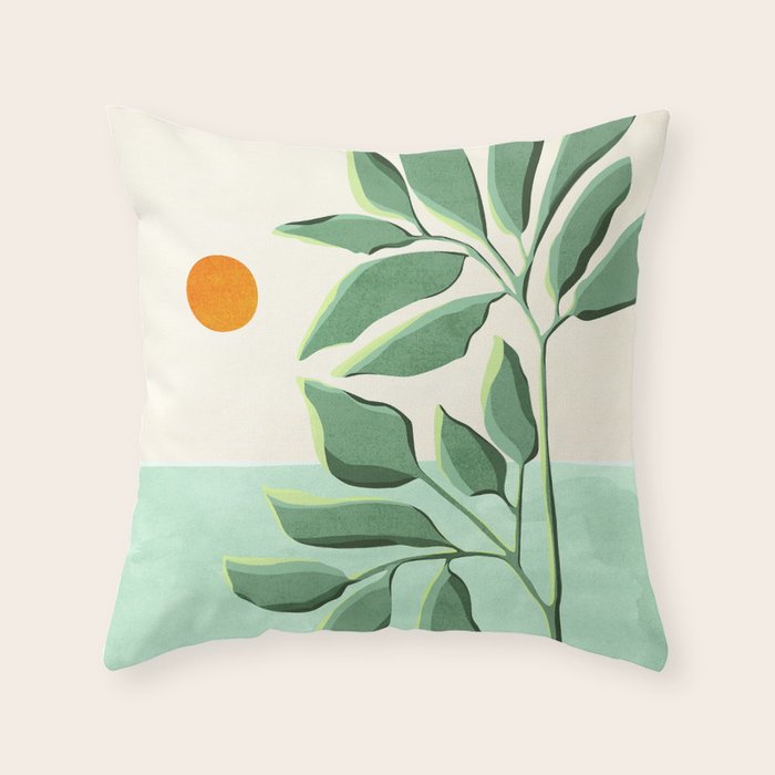 Sunset At The Beach House No2 Throw Pillow Gallery Image 6