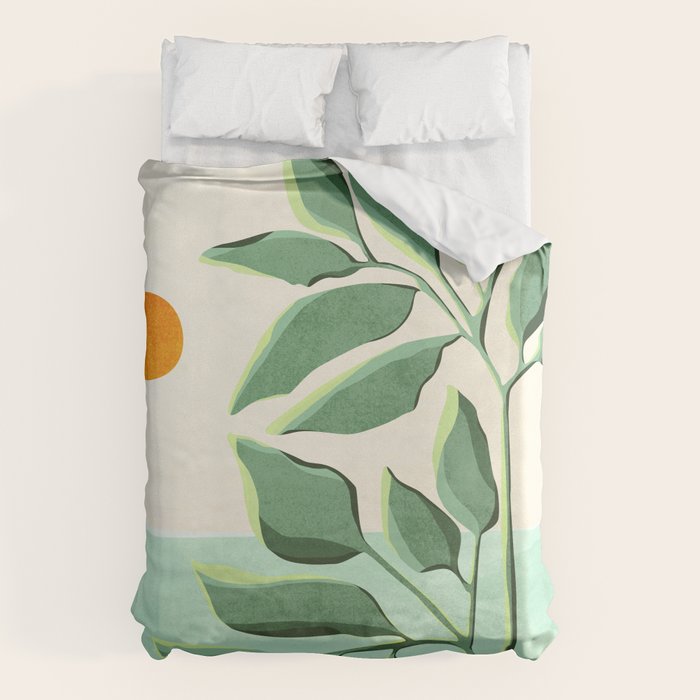 Sunset At The Beach House No2 Duvet Cover Gallery Image 1