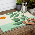 Sunset At The Beach House No2 Outdoor Rug Gallery Image 2