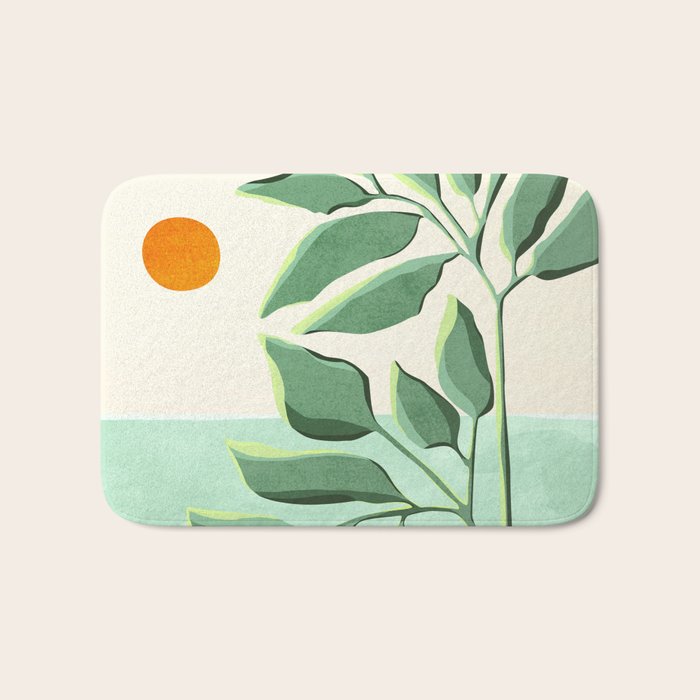 Sunset At The Beach House No2 Bath Mat Gallery Image 1