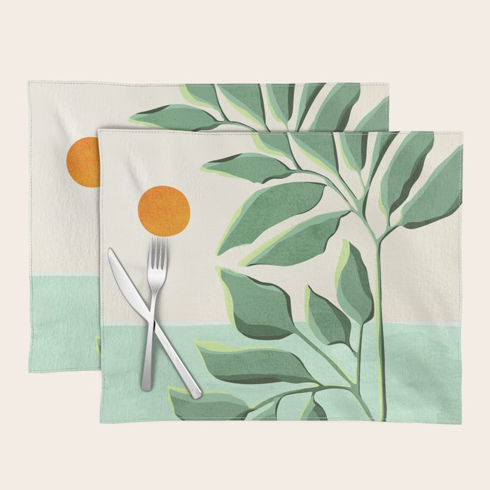 Sunset At The Beach House No2 Placemat Gallery Image 1
