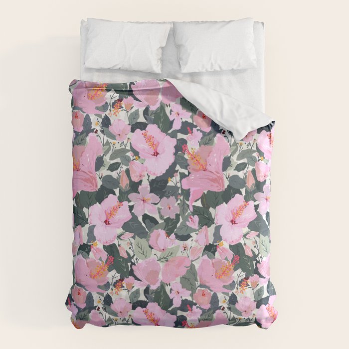 Hi Hibiscus! Duvet Cover Gallery Image 1