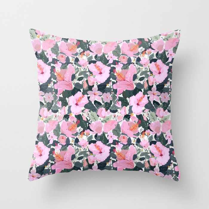 Hi Hibiscus! Throw Pillow Gallery Image 6