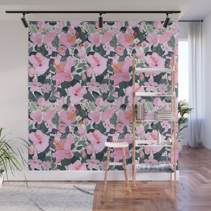 Hi Hibiscus! Wall Mural Gallery Image 1