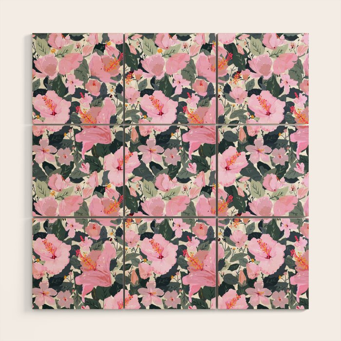 Hi Hibiscus! Wood Wall Art Gallery Image 1