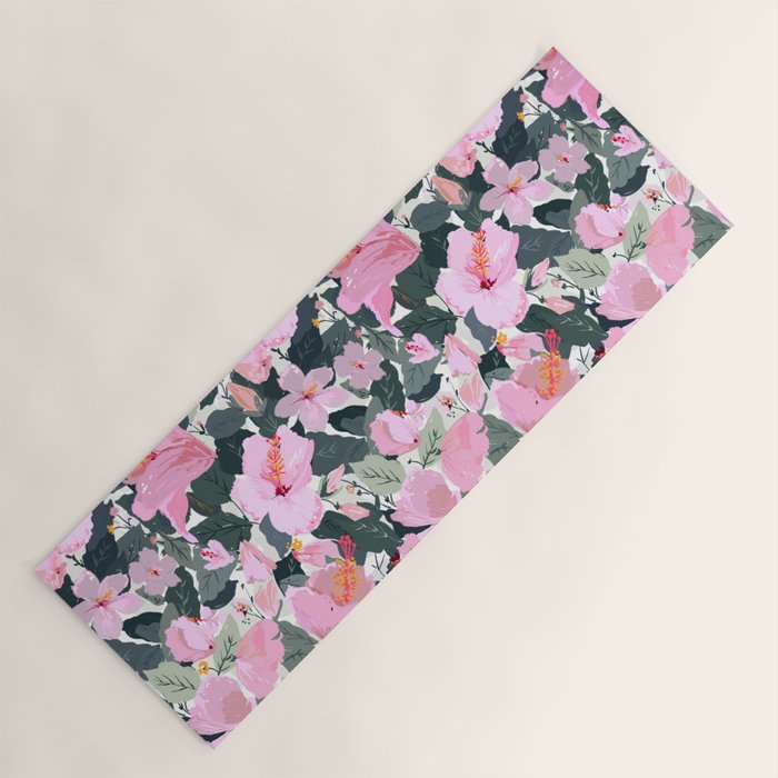 Hi Hibiscus! Yoga Mat Gallery Image 1