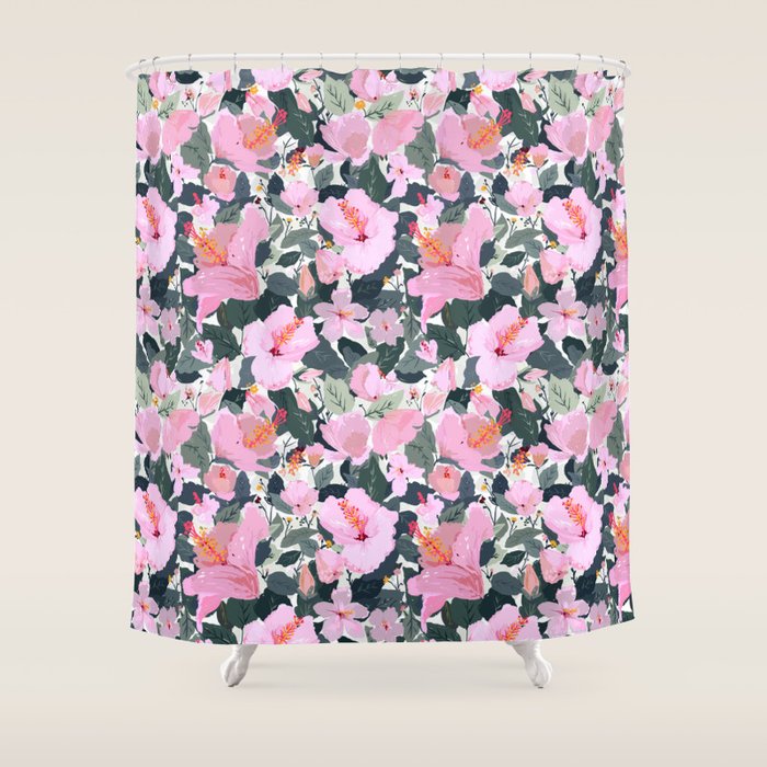 Hi Hibiscus! Shower Curtain Gallery Image 1