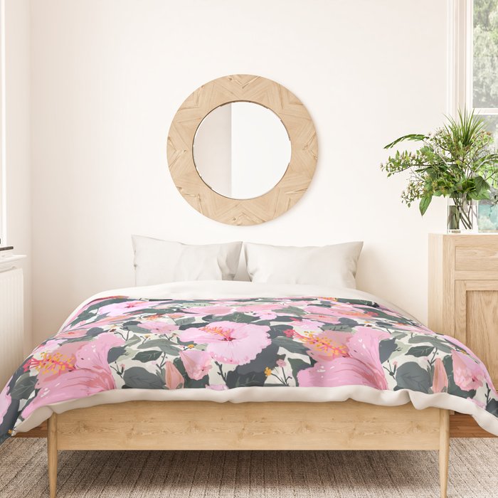 Hi Hibiscus! Duvet Cover Gallery Image 3