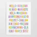 Hello In Different Languages II Poster Gallery Image 4