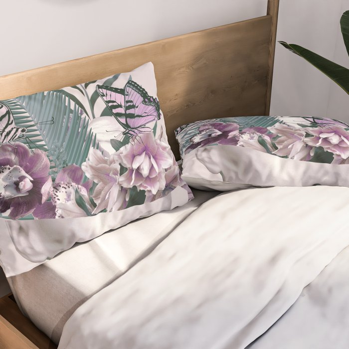 Tropical Girl 3 Pillow Sham Gallery Image 2