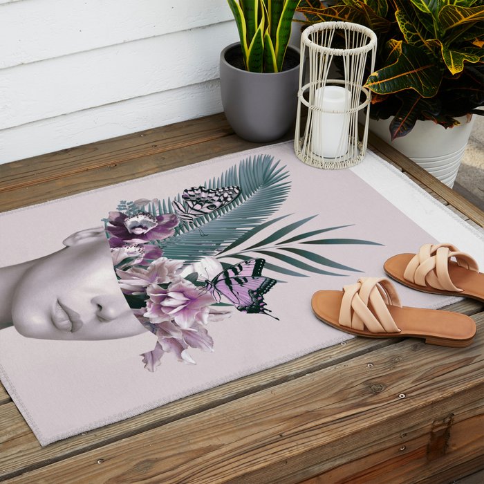 Tropical Girl 3 Outdoor Rug Gallery Image 2