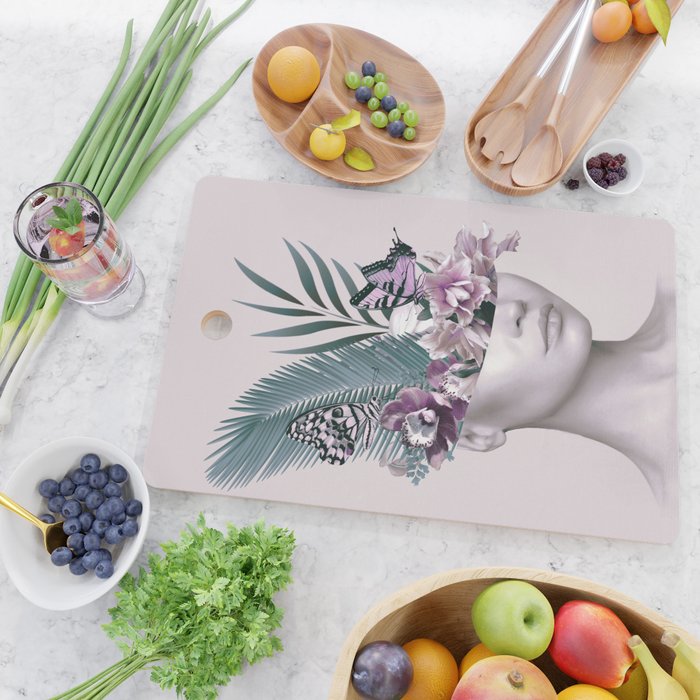 Tropical Girl 3 Cutting Board Gallery Image 2