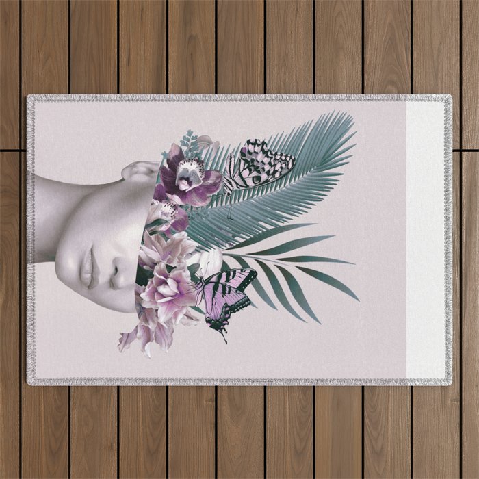 Tropical Girl 3 Outdoor Rug Gallery Image 1