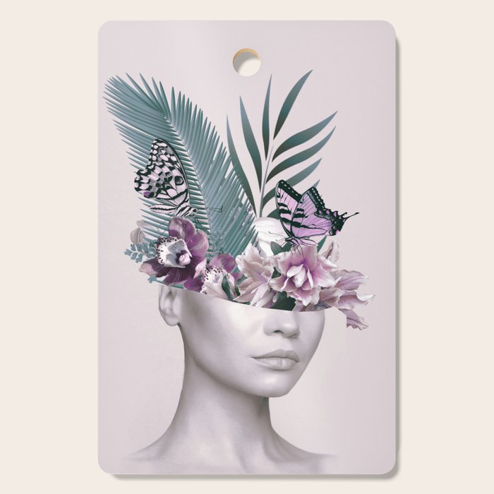 Tropical Girl 3 Cutting Board Gallery Image 1