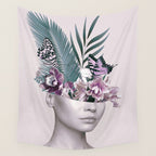 Tropical Girl 3 Wall Tapestry Gallery Image 4