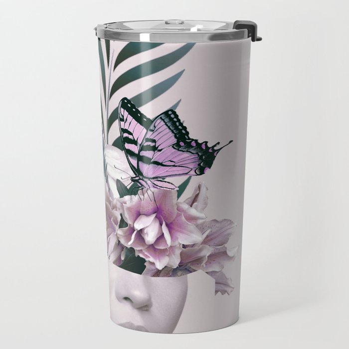 Tropical Girl 3 Travel Mug Gallery Image 2