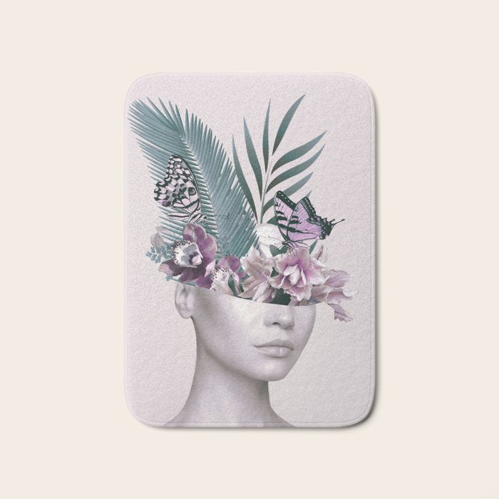 Tropical Girl 3 Bath Mat Gallery Image 1