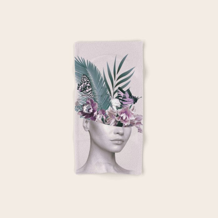 Tropical Girl 3 Bath Towel Gallery Image 1