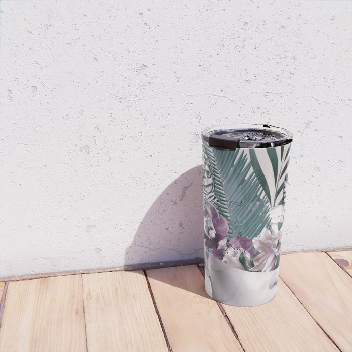 Tropical Girl 3 Travel Mug Gallery Image 4
