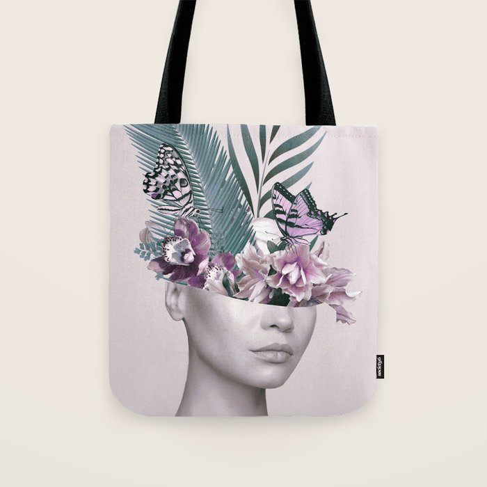 Tropical Girl 3 Tote Bag Gallery Image 1