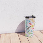Wild Flowers Meadow Spring Garden Floral Watercolor Pink Travel Mug Gallery Image 4