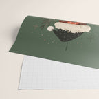 Festive Ho Ho Ho Bauble Green  Wrapping Paper Gallery Image 2