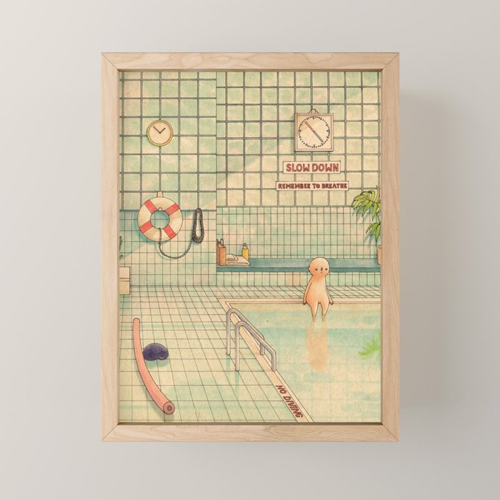Indoor Pool Mini Art Print Gallery Image 1