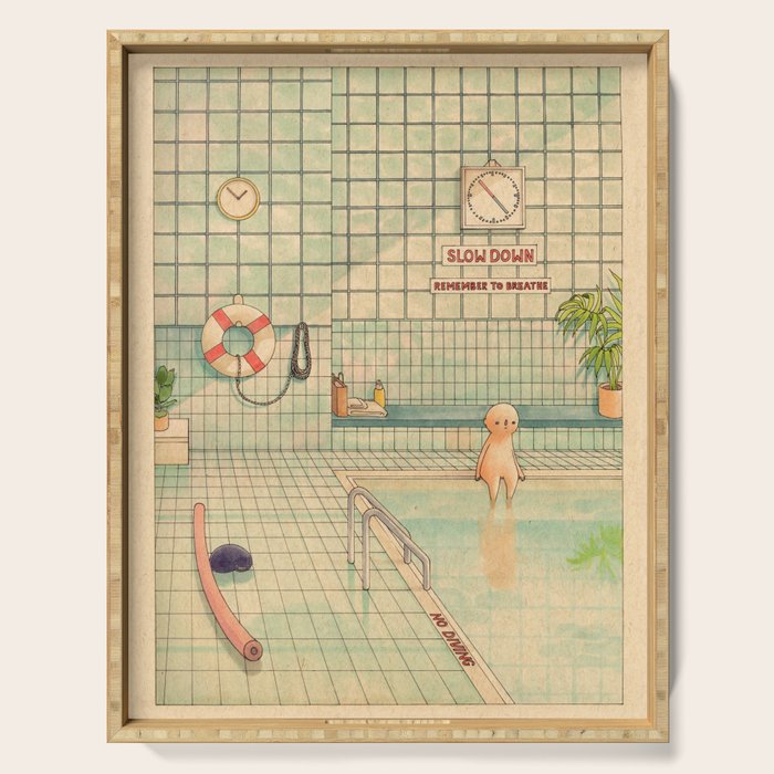 Indoor Pool Serving Tray Gallery Image 1
