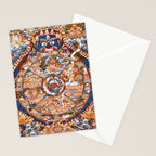 Tibetan Buddhist Samsara Dharma Wheel Stationery Card Gallery Image 2