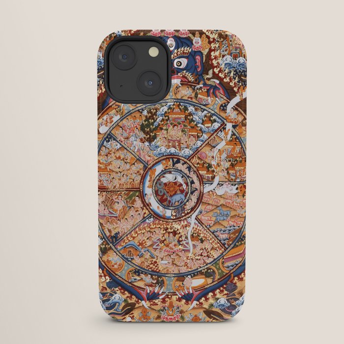 Tibetan Buddhist Samsara Dharma Wheel iPhone Case Gallery Image 25
