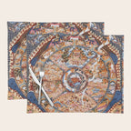Tibetan Buddhist Samsara Dharma Wheel Placemat Gallery Image 1