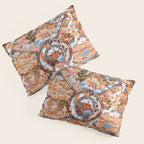 Tibetan Buddhist Samsara Dharma Wheel Pillow Sham Gallery Image 3