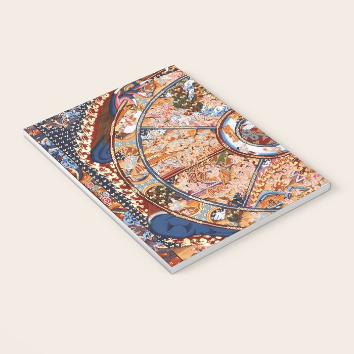 Tibetan Buddhist Samsara Dharma Wheel Notebook Gallery Image 3