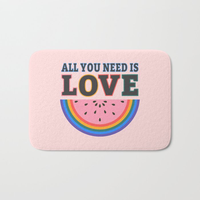 All You Need is Love Bath Mat Gallery Image 1