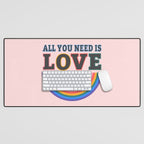 All You Need is Love Desk Mat Gallery Image 1