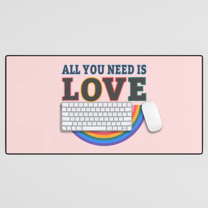 All You Need is Love Desk Mat Gallery Image 1