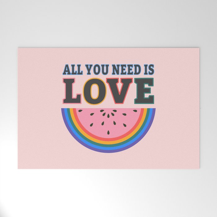 All You Need is Love Welcome Mat Gallery Image 1