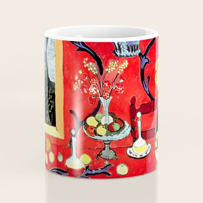 Matisse - The Dessert, Harmony in Red, 1908 Artwork Coffee Mug Gallery Image 4