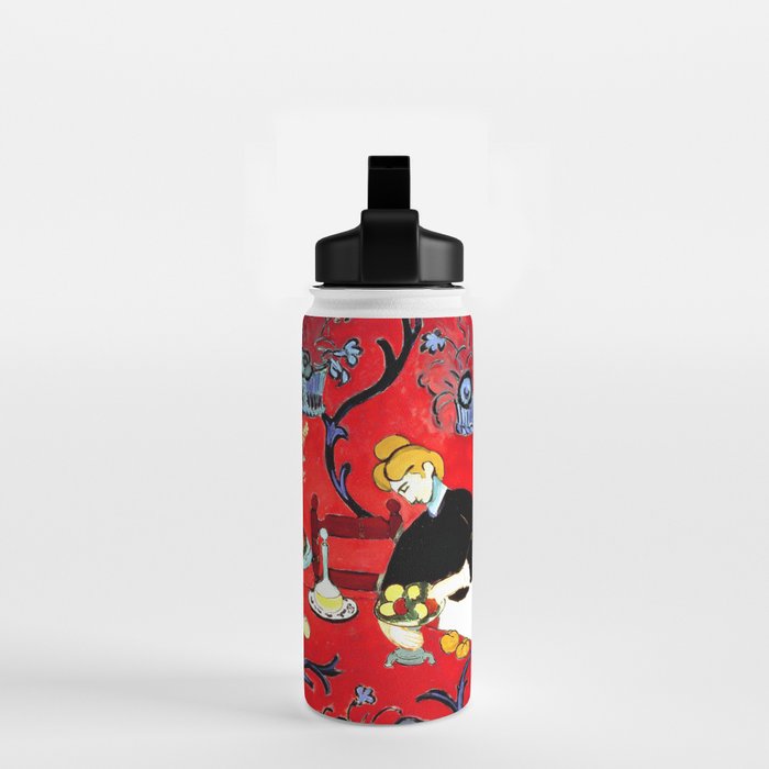 Matisse - The Dessert, Harmony in Red, 1908 Artwork Water Bottle Gallery Image 2